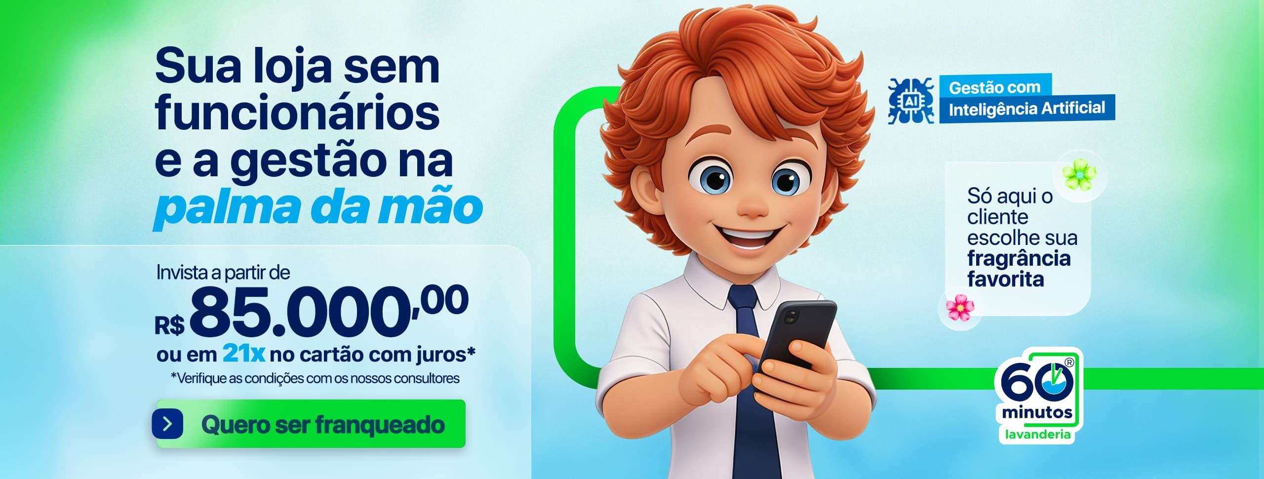 Banner Franquia Julho